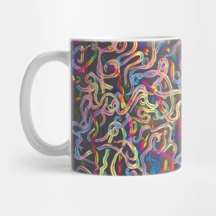 Rainbow Worms Confetti Mug